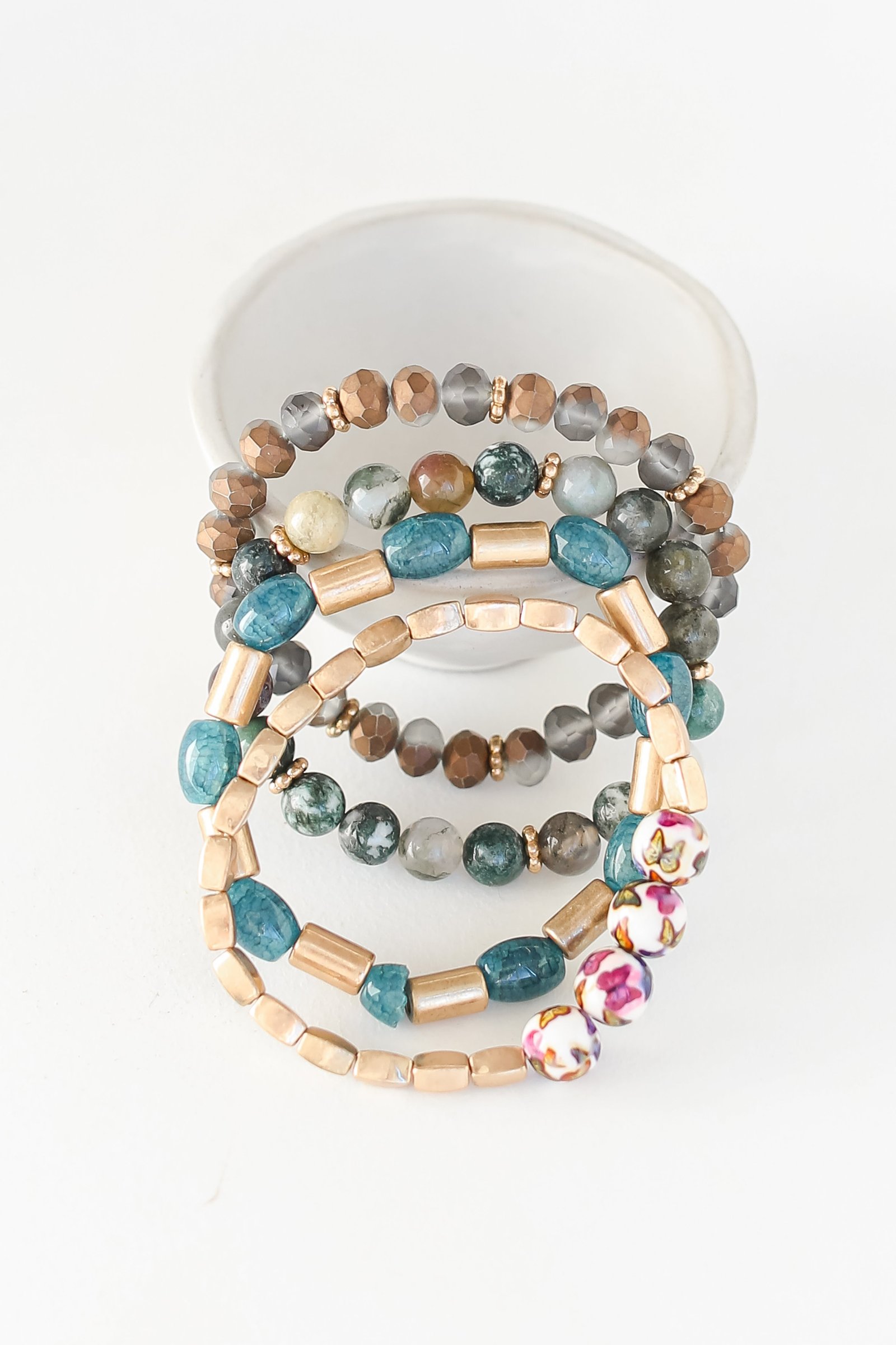 Hallie Beaded Bracelet Set EO3