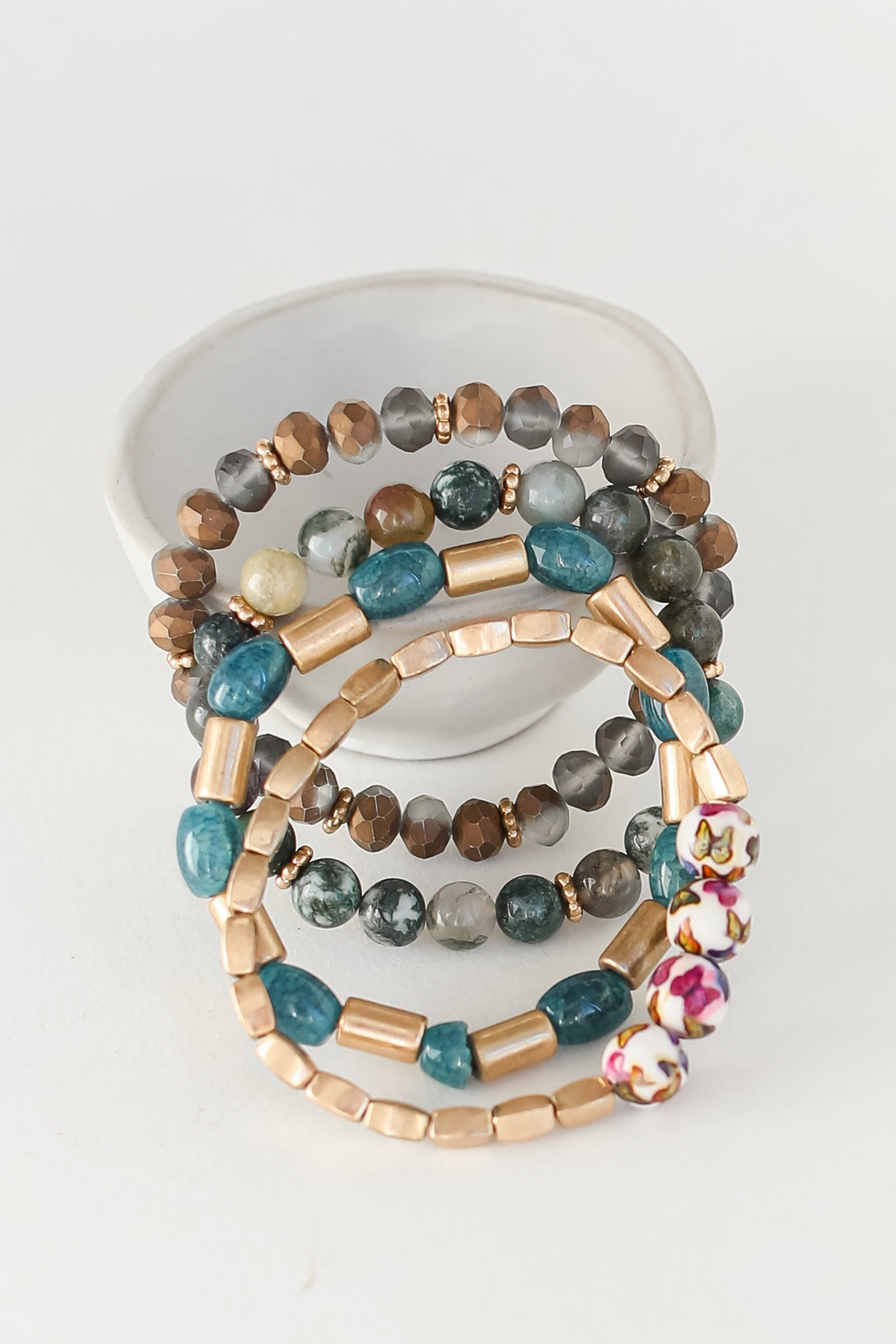 Hallie Beaded Bracelet Set EO3